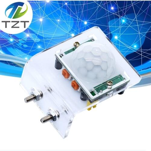 HC-SR501 Adjust Infrared IR Pyroelectric Infrared PIR module Motion Sensor Detector Module HC-SR501 Bracket For Arduino Diy Kit