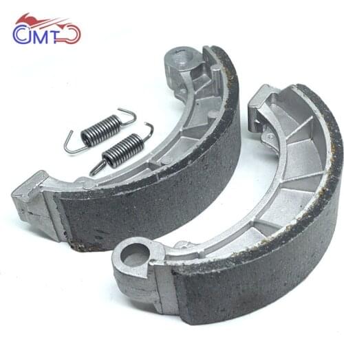 For Honda GB500 Club Man (PC16) 1991-1993 GL500 Silver Wing 1981-1982 GL400 1977-1980 Rear Brake Shoe Set w/ Springs