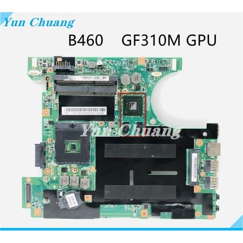 For Lenovo B460 laptop motherboard B460 HM55 with graphics card GF310M 512M DDR3 Notebook Mainboard tested good