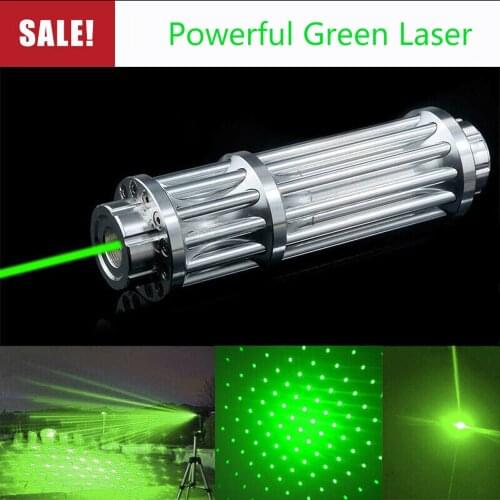 Powerful Green Laser Pointers Hunting Ultra Long Distance Laser 532nm Lazer Sight Flashlight Burn Match Cigars Candle