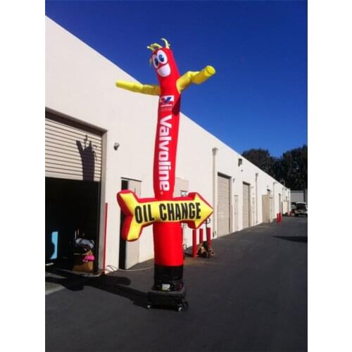 5M Arrow single Leg inflatable air dancer for Advertisement, Desktop Inflatable Tube Man costume for advertising