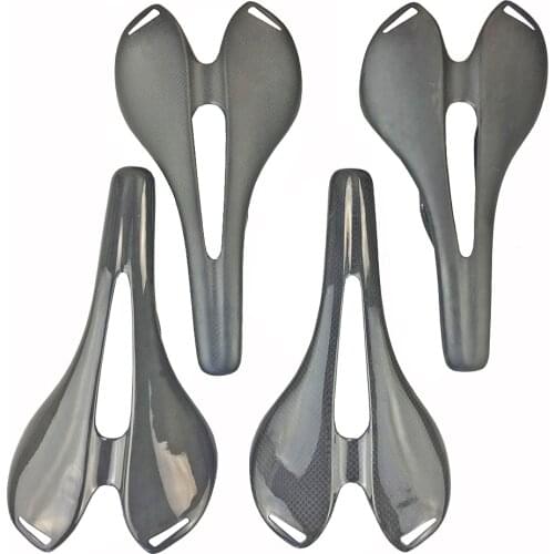 New full carbon road bike mountain bikes saddle bicycle parts cycling cushion silla de montar de carbono 3k ud finish 270*141