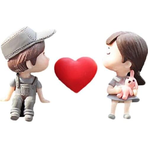 Lovely Couple Girl Boy Car Air Vent Freshener Perfume Clip Aromas Diffuser Decor Car air freshener