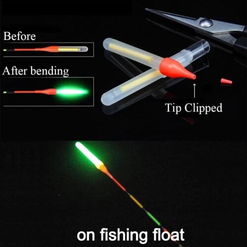 5/25/50 PCS Fishing Float Light Stick Fluorescent Lightstick Night Float Rod Light Dark Glow Stick Useful Lots Fishing Tackle