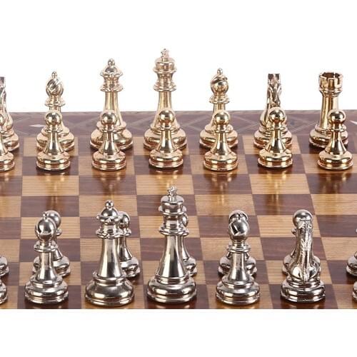 Gift Home Metal Classic chess Stone Bright Lux Gift chess set made in turkey ships from turkey chess chess set