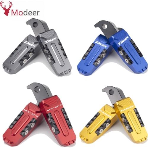 Motorcycle Rear Foot Pegs Rests Passenger Footrests For Yamaha Tmax 530 T-max dx sx 2012-2020 tmax 500 XP500 NMAX 155 MT07 MT 07