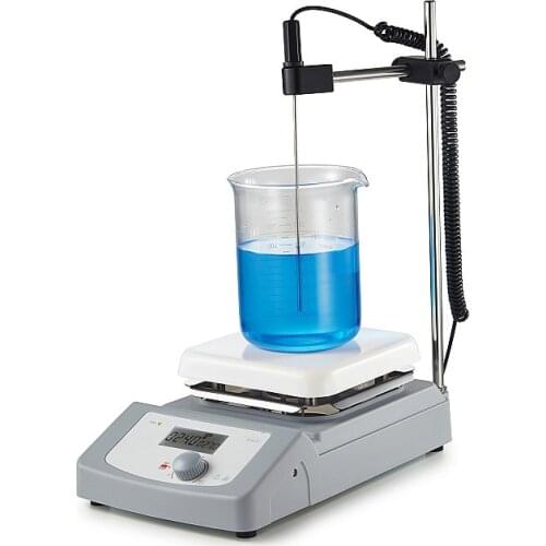 Magnetic Hotplate LCD Digital Hotplate HP380-Pro Heating Temperature Up To 380(C) Lab Stirrer Package Come With Sensor & Support