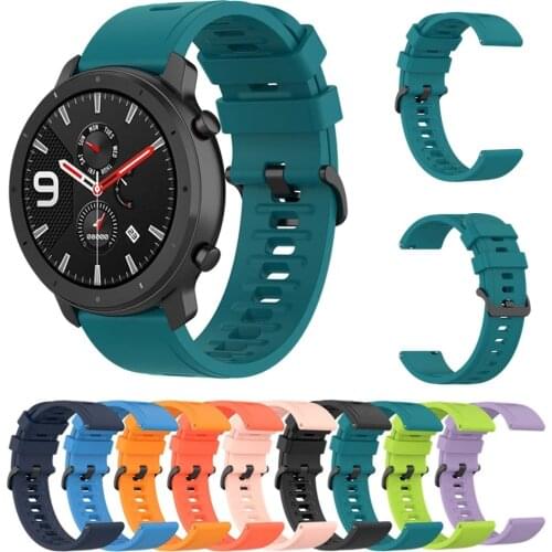 For Huami Amazfit GTR 42mm 47mm Official Watchband For Amazfit Pace/Stratos 3/GTR 2 2E/GTS 2 2E/Bip U Pro 22/20mm Bracelet Strap