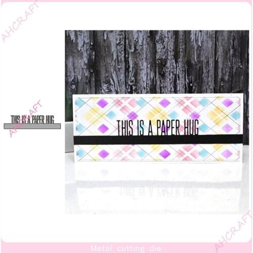 Words Lace Metal Cutting Dies for DIY Scrapbooking Photo Album Decorative Embossing Paper Card Crafts Die 2021