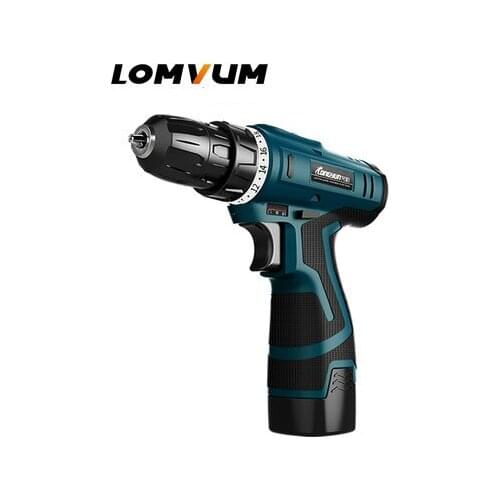 Hand electric drill, 16.8V/25V lithium electric drill, rechargeable multi-functional household electric screwdriver