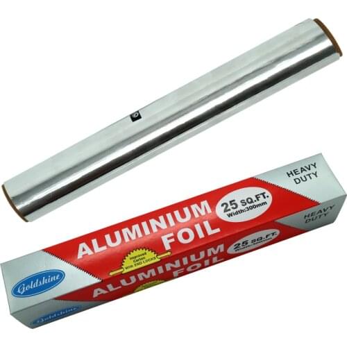 30% Off Aluminum Foil Roll 300mm width (25 SQ) Ft Heavy Duty Aluminum Foil Wrap Commercial Foil Wrap for Food Service Industry
