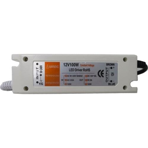 AC to DC 12V 100W LED Driver Switching Power Supply Transformer Adapter AC 90-240V