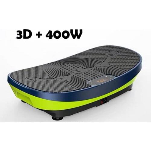 Whole body fitness 3d vibration plate, home exercise 3d vibration platform, lose weight 400W dual motors vibration plate