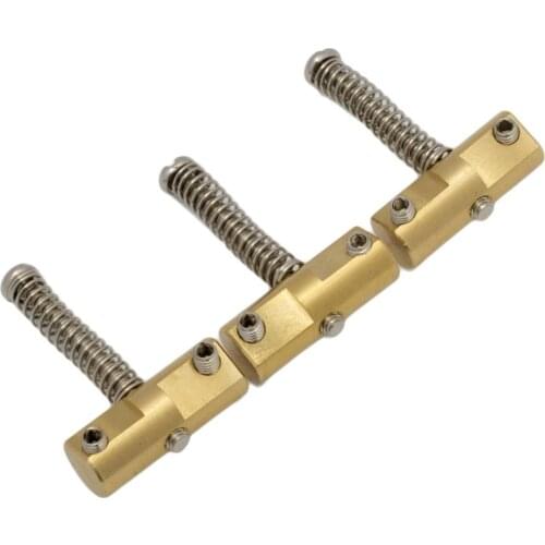 Wilkinson Compensated Vintage Brass bridge Saddles for FD Telecaster Tele Guitar(Pack of 3)