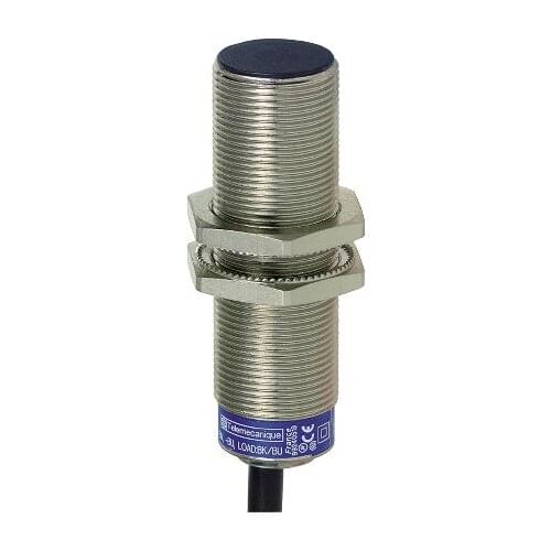 XS1M18KP340L2 Inductive sensor XS1 M18 - L60mm - brass - Sn5mm - 12..24VDC - cable 10m