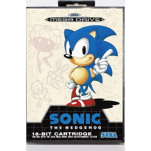 Sonic Classics (aka Sonic Compilation) Game Cartridge 16 bit MD Game Card With Retail Box For Sega Mega Drive For Genesis