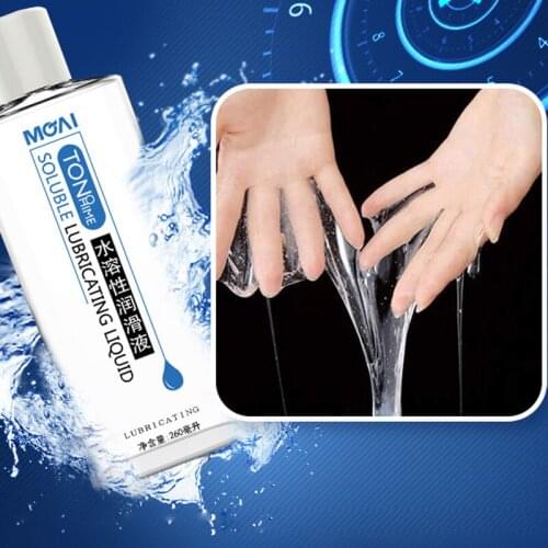 260ML Lubricant Water Based Lube Water Soluble Lubricants Natural Feeling Non Sticky Lubricant for Women Massage Men Girl Gay