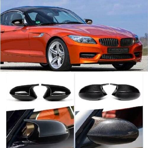 2pcs M Look Carbon Fiber Side Mirror Cover Caps Fit For BMW E89 Z4 2009-2018 Rplacement Style