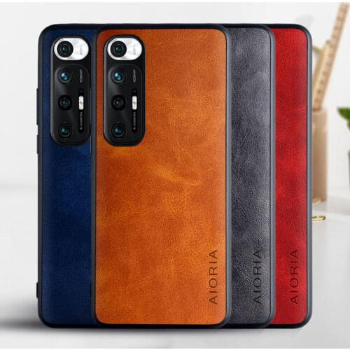 Phone Case for Xiaomi 10S coque Luxury Vintage leather Skin covers for xiaomi 10s case funda capa