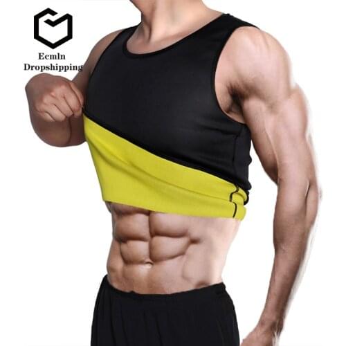 Dropshipping Slimming Belt Belly Men Slimming Vest Body Shaper Neoprene Abdomen Fat Burning Shapewear Waist Sweat Corset