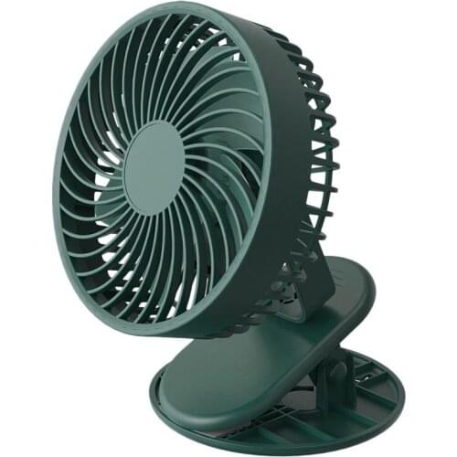 HOT-WT-F46 Clip Fan, USB Charging Mini Portable Desktop Clamp-Type Silent Fan for Home and Office