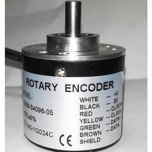 SSI Interface Serial 4096 Line for 2 Bit Single Coil Absolute Value Encoder