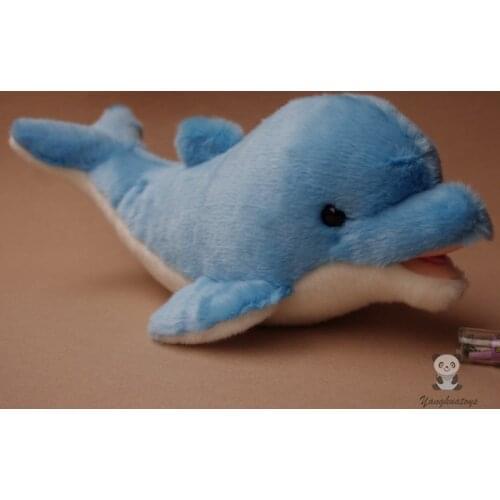 Cute Dolphins Plush Toys Large Blue Dolphin Dolls Beluga Pillow Toy Girls Birthday Gift