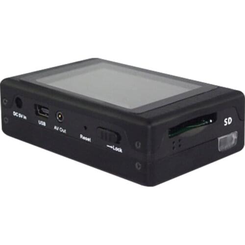 D1 Video Resolution Wearable DVR Built in Screen CVBS Input Video & Audio Recording Micro Portable DVR (not included camera)