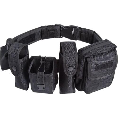 Nylon Buckle Tactical Belts Set For Police Security Guard Police Equipment