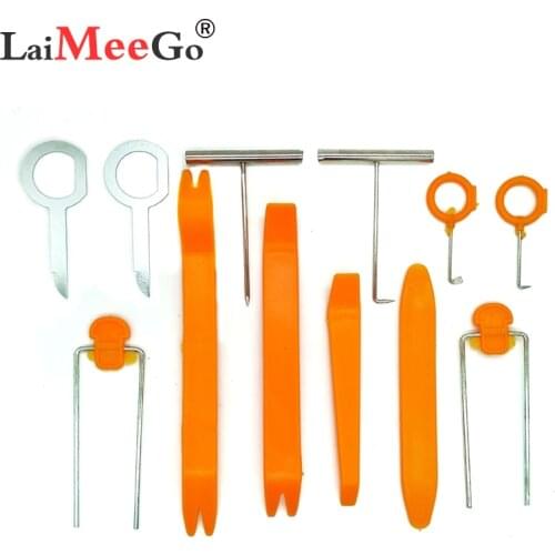 12Pcs Auto Trim Removal Tool Kit Car Panel Interior Plastic Disassembly Tools Stereo Refit Kits Dashboard Removal Repair Tools