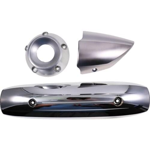 Motorcycle Exhaust Pipe Cover Cowl Protector Heat Shield Guard for Yamaha TMAX500 TMAX530 2011-2016 TMAX 500 530 T-MAX