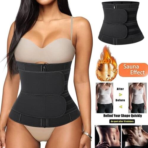 Neoprene Sauna Waist Trainer Corset Sweat Belt for Women Weight Loss Compression Trimmer Workout Fitness Waist Cincher Shaper