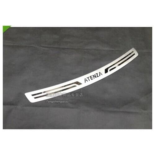 Stainless steel Rear BUMPER SILL FOOT PLATE for 2014 2015 Mazda 6 ATENZA
