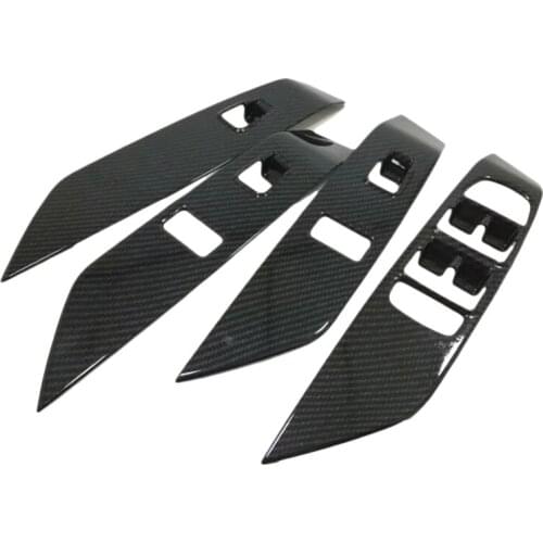 Car Window Switch Panel Adjust Cover Trim Stickers Strips Garnish Decoration Car Styling for Jaguar E-PACE 2018 LHD