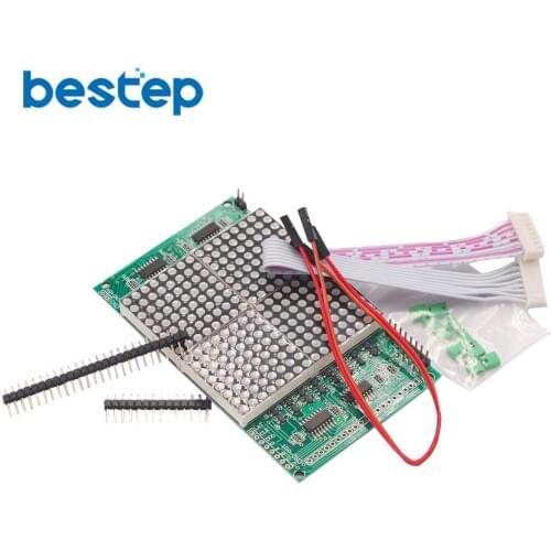 LED dot matrix screen module 16*16 infinite cascade 51 development board is compatible with 12864 interface
