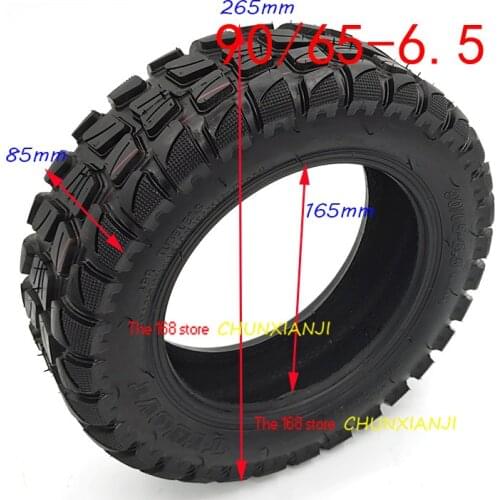 11 inch Pneumatic Tire 90/65-6.5 Inner Tube Inflatable Tyre for Electric Scooter Speedual Plus Zero 11x Dualtron Ultra Off Road