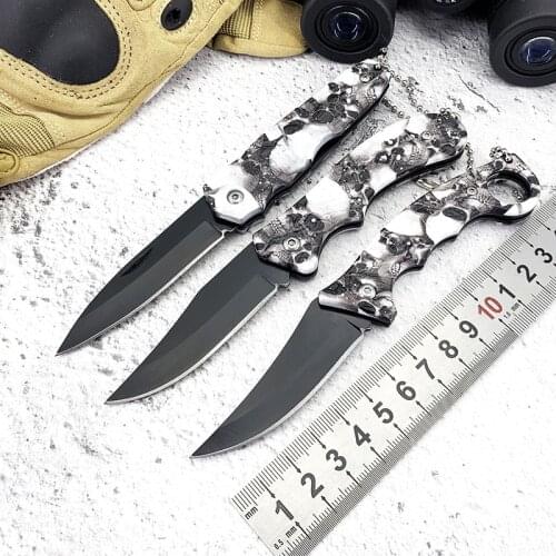 Folding Knife Outdoor Camping Survival Portable 440 Stainless Steel Hunting Knife Fish Knife Hot-selling Fruit Knifes