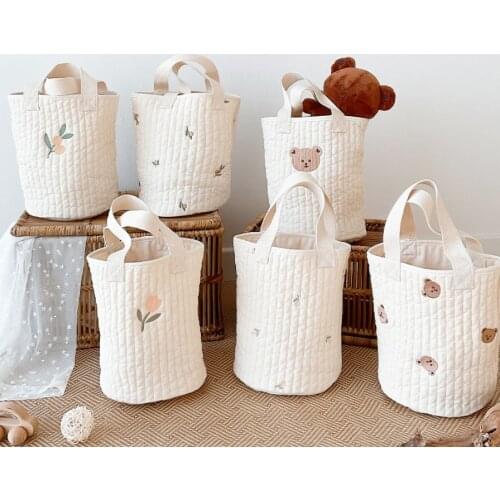 Baby Stroller Accessories Trolley Bag Mommy Bag Newborn Carriage Cotton Bags Bottle Toys Diapers Nappy Organizer Bags Outdoor