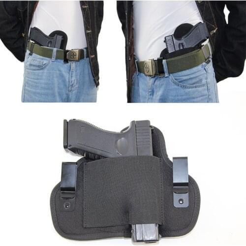 Tactical IWB Concealed Gun Holster Left Right Hand for Glock 17 19 Beretta 92 Taurus Cz75 Airsoft Pistol Hunting Hidden Holster