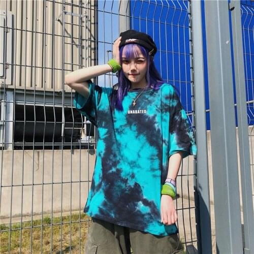 Streetwear punk jersey vegan tees jogger tops dropshipping vintage women T-shirt short-sleeved female loose hip-hop T-shirt