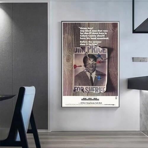 V0356 tick... tick... tick... Vintage Classic Movie Wall Silk Cloth HD Poster Art Home Decoration Gift