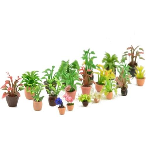 10pcs/lot Architecture Model Building Flower For Model Making And Kits Toy