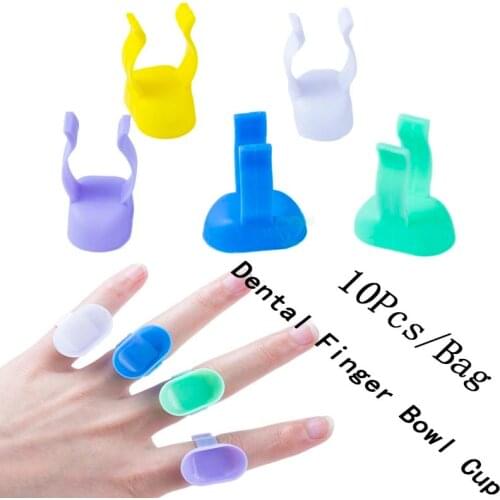 100pcs Dental Finger Bowl Cup Plastic Dental Lab Dental Supplies For Dentistry Lab