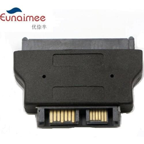 Eunaimee 2packs SATA 22 Pin Female To ODD Slimline SATA 13 Pin Male CD-ROM Convertor Adapter