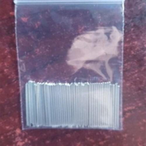 34pcs D0.8mm*18mm module power pin round straight needle tin-plating