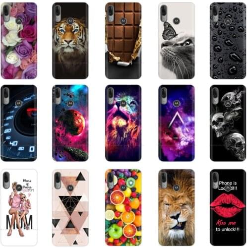 6.1" For Motorola E6 Plus Case Silicone Bumper Soft TPU Back Cover Phone Case For Motorola Moto E6 Plus E 6 E6Plus E6s Case Capa