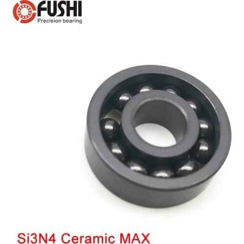 6001 MAX Full Ceramic Bearing Si3N4 1PC 12*28*8 mm Full Balls 6001 CE Ceramic Ball Bearings 6001CE
