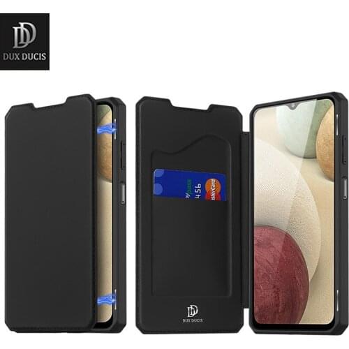 Duxducis Pu Leather Case For Samsung Galaxy A12 Coque Luxury Thin Flip Cover Wallet Phone Cases For Samsung A12 5g