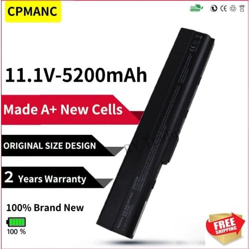 HSW Laptop Battery For Asus K52 K52J K52JB K52JC K52JE K52JK K52JR K52N K52D K52DE K52DR K52F K62 K62F K62J K62JR N82