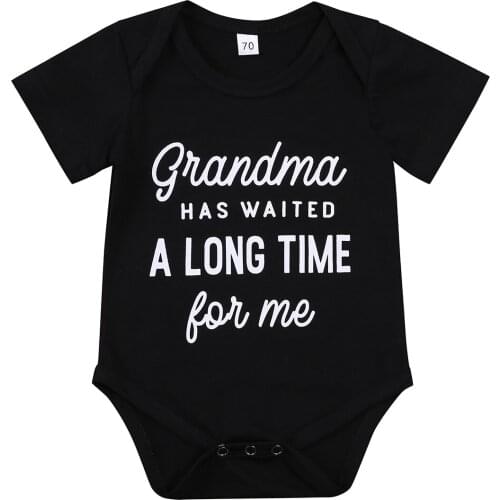 Baby Newborn Girls Boys Letter Print Romper Short Sleeve O Neck Jumpsuits Infant Toddler Summer Rompers Baby Clothes 0-18 Months